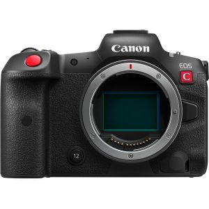 Frontansicht - Die canon R5 c mieten bei Lensrent Schweiz