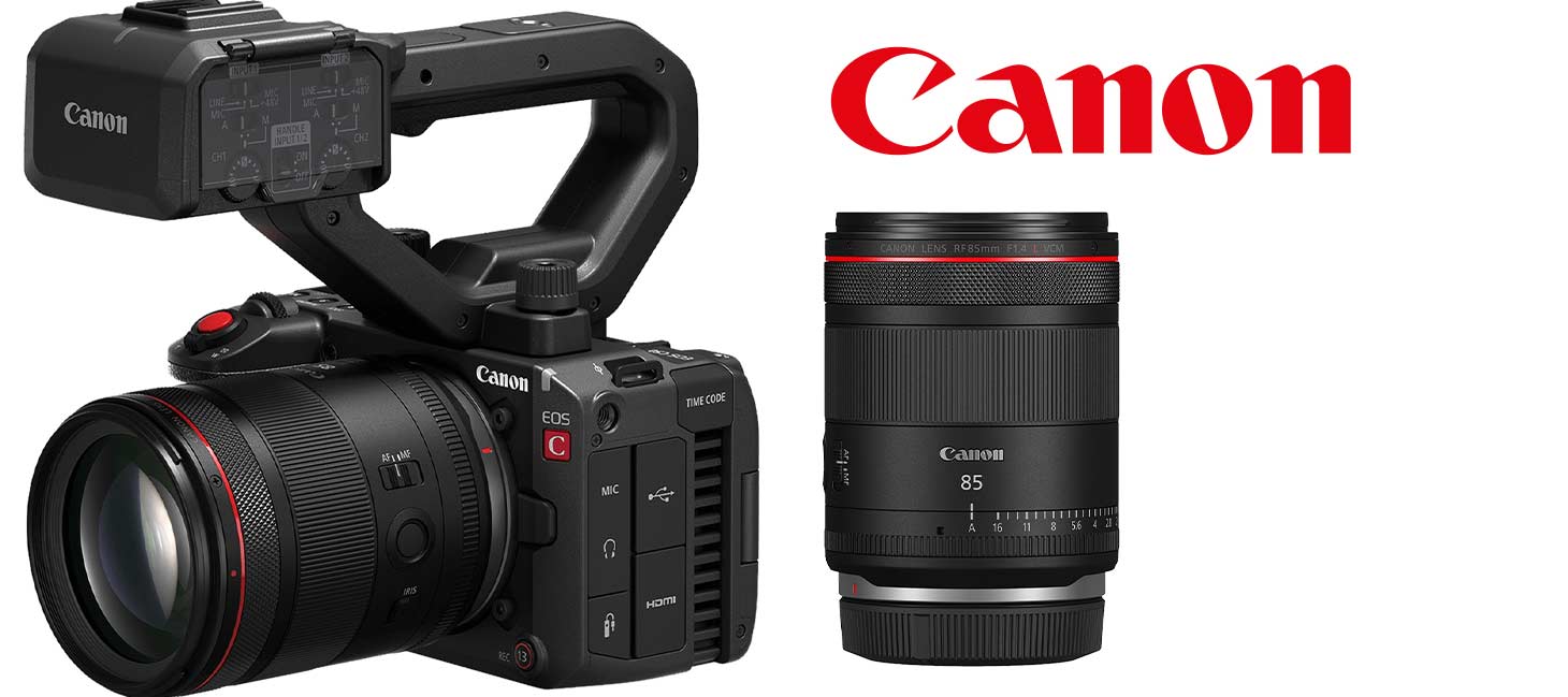 Canon EOS C50 mieten und das Canon RF 85 1.4 VCM