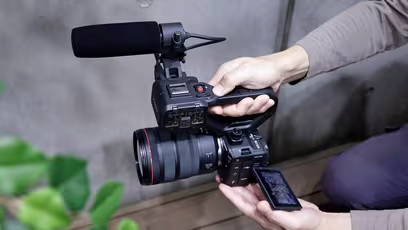 Canon EOS C50 bei einer Filmproduktion